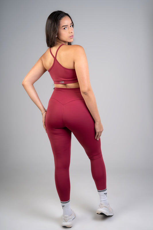 Conjunto Calça Grená